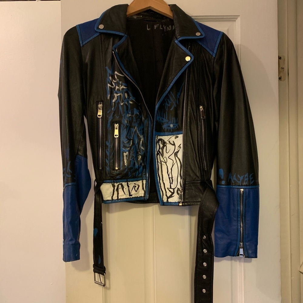One of a kind leather jacket!